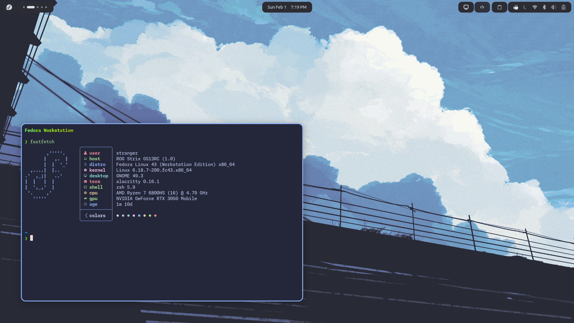 Робоча станція Fedora, створена та завантажена OpenFactory